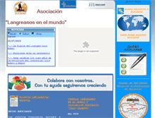 Tablet Screenshot of langreanosenelmundo.org